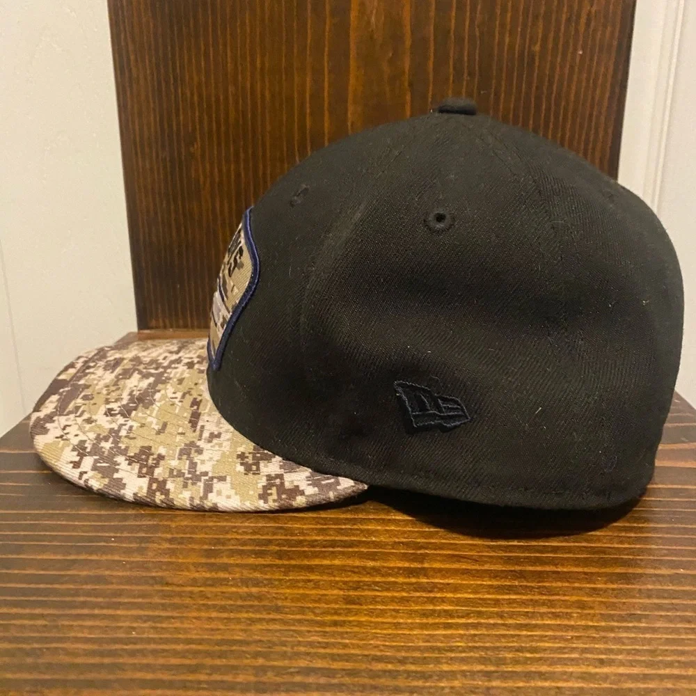 Men's New Era Black/Camo Dallas Cowboys 2021 Salute To Service Trucker 9FIFTY